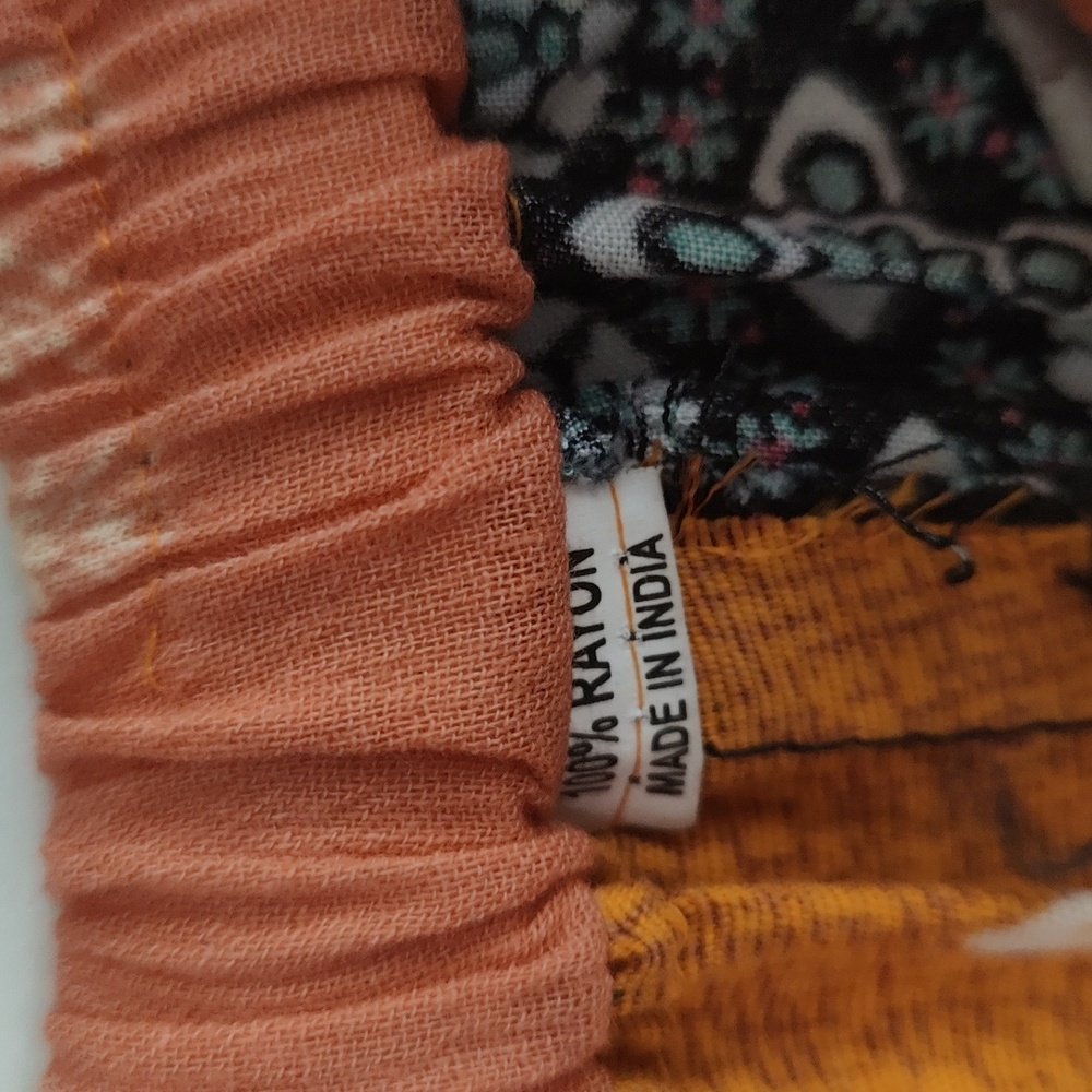 Patchwork Multicolor Women's Pants Nwot - image 2